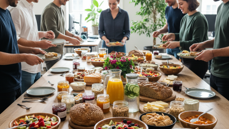 Økologiske frokostordning: Sundhed og bæredygtighed på arbejdspladsen